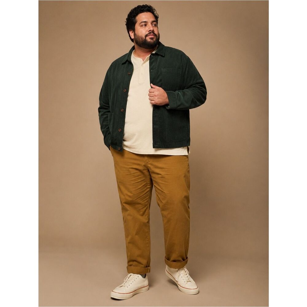 The Foundry Supply Co. Relaxed Fit Casual Pants in Mustard Brown Tan size 46